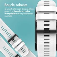 imoshion Bracelet QuickFit® en silicone - Connexion Garmin Watch 26 mm - Blanc