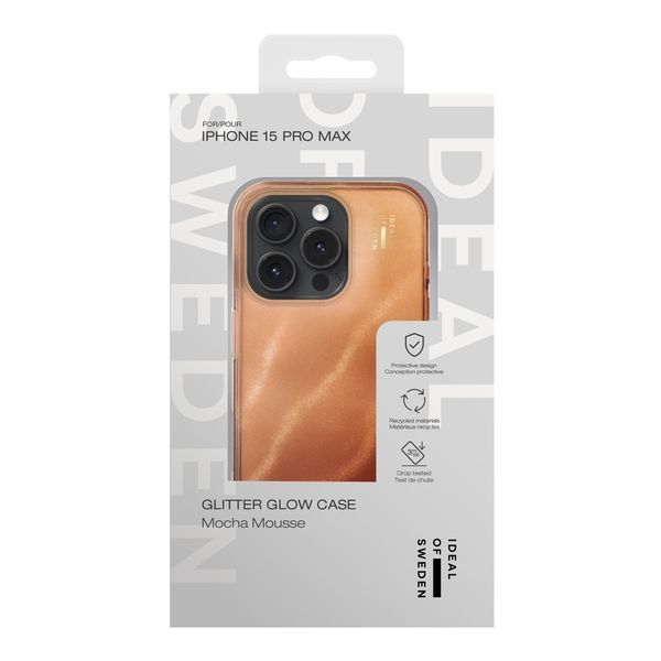 iDeal of Sweden Coque Clear MagSafe Apple iPhone 15 Pro Max - Mocha Mousse