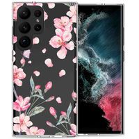 imoshion Coque Design Samsung Galaxy S23 Ultra - Fleur - Rose