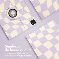 imoshion Coque Design rotatif à 360° Apple iPad Pro 12.9 (2018/2020/2021/2022) - Dancing Cubes