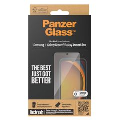 PanzerGlass ﻿Film de protection d'écran anti-bactérien Refresh Ultra-Wide Fit Samsung Galaxy Xcover 6 Pro / Xcover 7