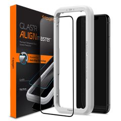 Spigen Protection d'écran en verre trempé AlignMaster Full Cover Apple iPhone 11 / Xr