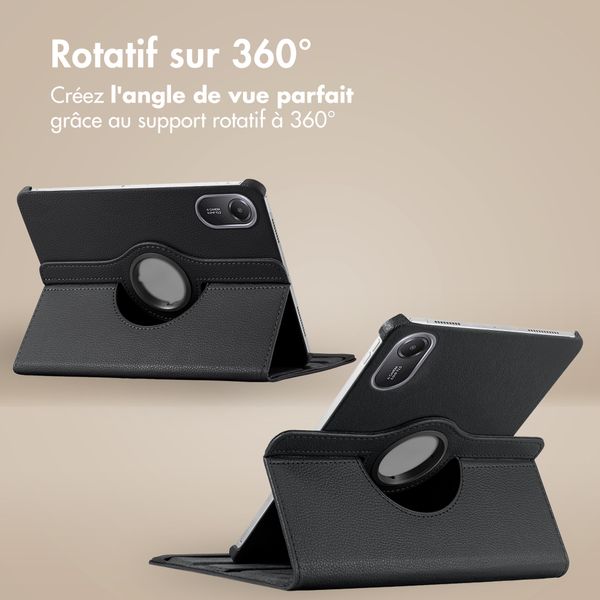 imoshion Coque tablette rotatif à 360° Xiaomi Redmi Pad 2 - Noir