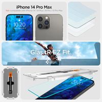Spigen Protection d'écran en verre trempé GLAStR Fit + Applicator 2-pack Apple iPhone 14 Pro Max