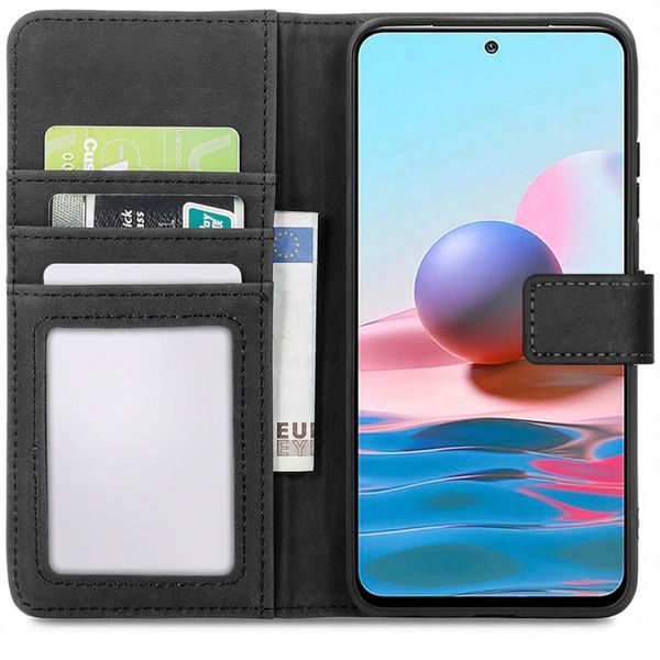 imoshion Étui de télephone portefeuille de luxe Xiaomi Redmi Note 10 Pro - Noir