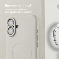 imoshion Coque Couleur avec MagSafe Apple iPhone 16 - Beige