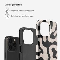 Selencia Coque arrière Vivid Apple iPhone 15 Pro Max - Art Wave Black