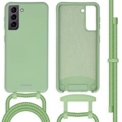 imoshion Coque de couleur avec cordon amovible Samsung Galaxy S21 - Vert