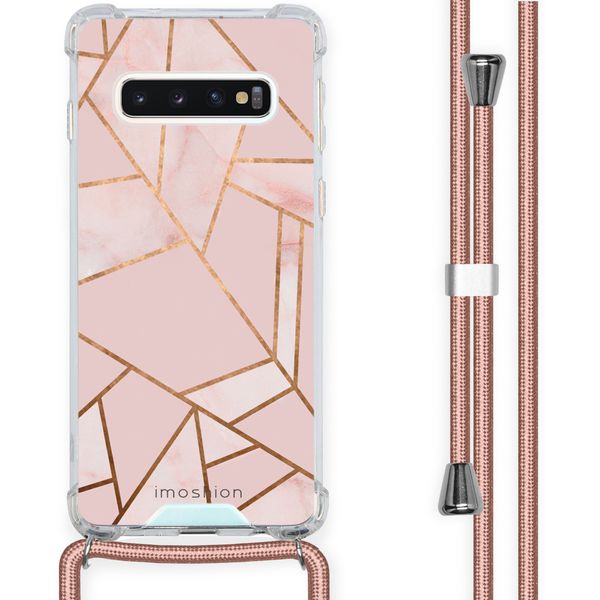 imoshion Coque Design avec cordon Samsung Galaxy S10 - Pink Graphic