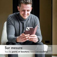 Accezz Étui de télephone Wallet Samsung Galaxy S23 Plus - Marron