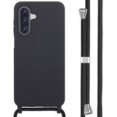 imoshion Coque en silicone avec cordon Samsung Galaxy A17 (5G) - Noir