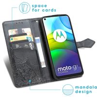 imoshion Etui de téléphone portefeuille Mandala Moto G9 Power