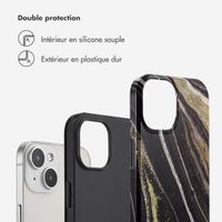 Selencia Coque arrière Vivid Tough iPhone 14 - Chic Marble