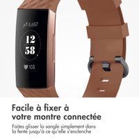 imoshion Bracelet silicone Fitbit Charge 3 / 4 - Marron