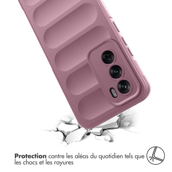 imoshion Coque arrière EasyGrip Oppo Reno 12 Pro - Violet