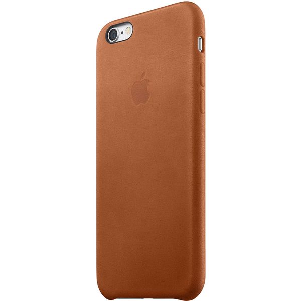 Apple Coque Leather iPhone 6 / 6s - Saddle Brown