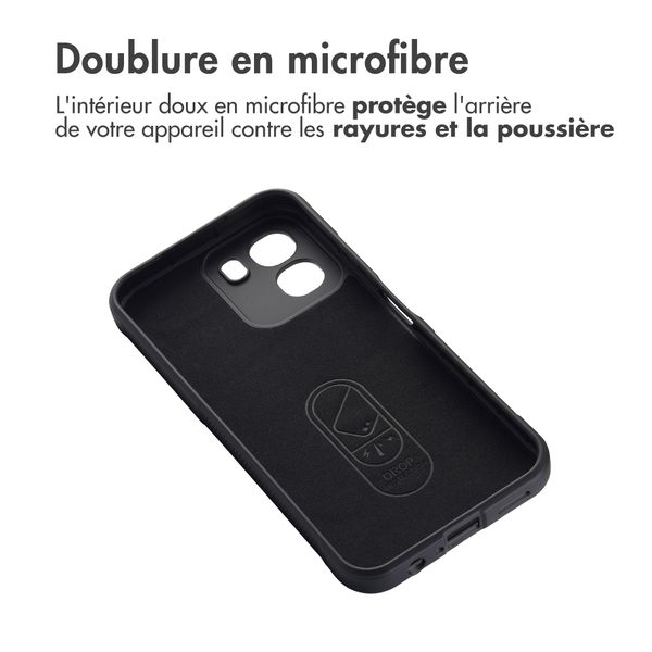 imoshion EasyGrip Backcover Oppo A6x (4G/5G) - Noir