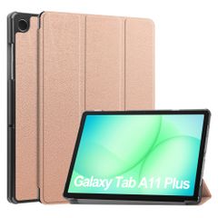 imoshion Coque tablette Trifold Samsung Galaxy Tab A11 Plus - Rose Gold