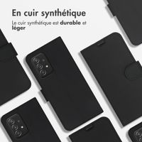 Accezz Étui de téléphone Wallet Samsung Galaxy A52(s) (5G/4G) - Noir