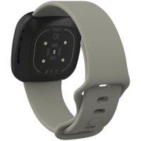 imoshion Bracelet silicone le Fitbit Versa 4 / 3 / Sense (2) - Gris foncé