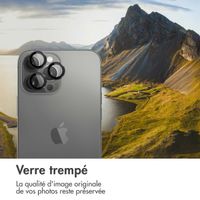 imoshion ﻿Lot de 2 protections d'objectif de caméra Apple iPhone 13 Pro / 13 Pro Max - Noir
