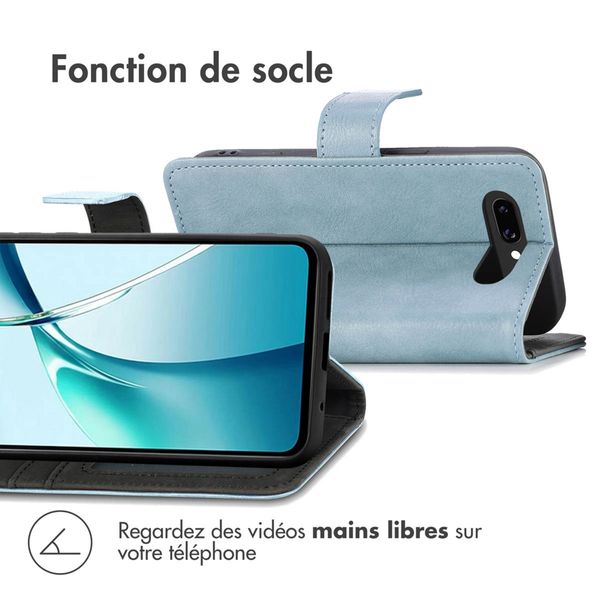 imoshion Étui de télephone portefeuille de luxe Google Pixel 9A - Bleu clair