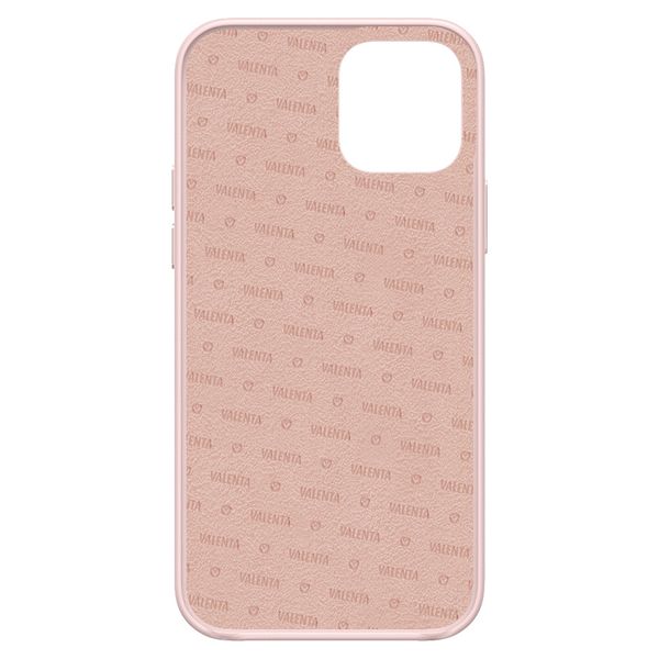 Valenta Coque en cuir Luxe iPhone 12 (Pro) - Rose