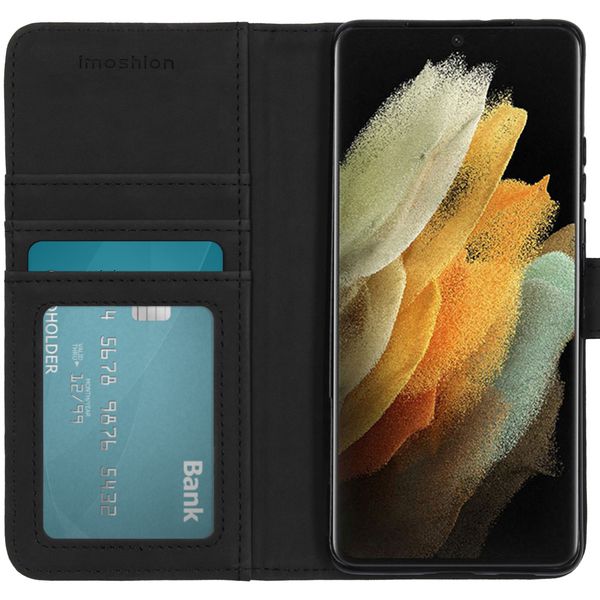 imoshion Étui de télephone portefeuille de luxe Samsung Galaxy S21 Ultra - Bleu foncé