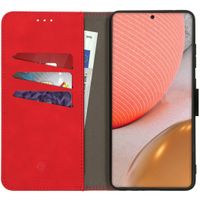 imoshion Etui de télephone luxe 2-en-1 amovible Samsung Galaxy A72 - Rouge