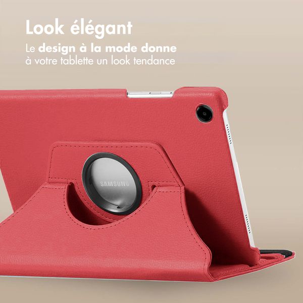 imoshion Coque tablette rotatif à 360° Samsung Galaxy Tab A11 - Rouge