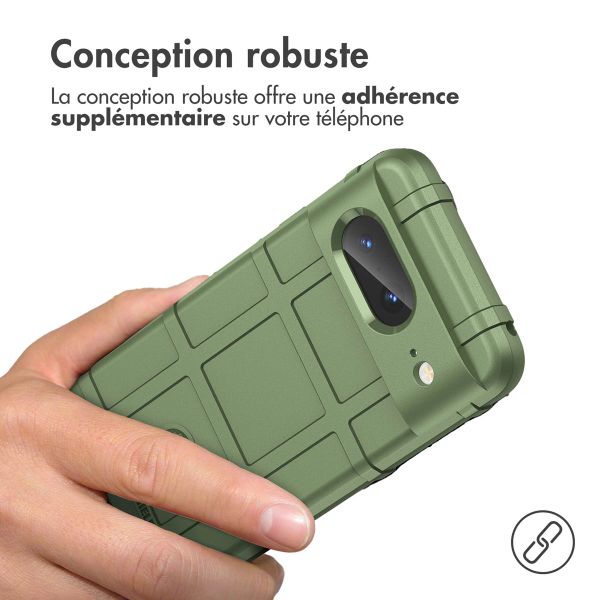 imoshion Coque Rugged Shield Google Pixel 8 - Vert foncé