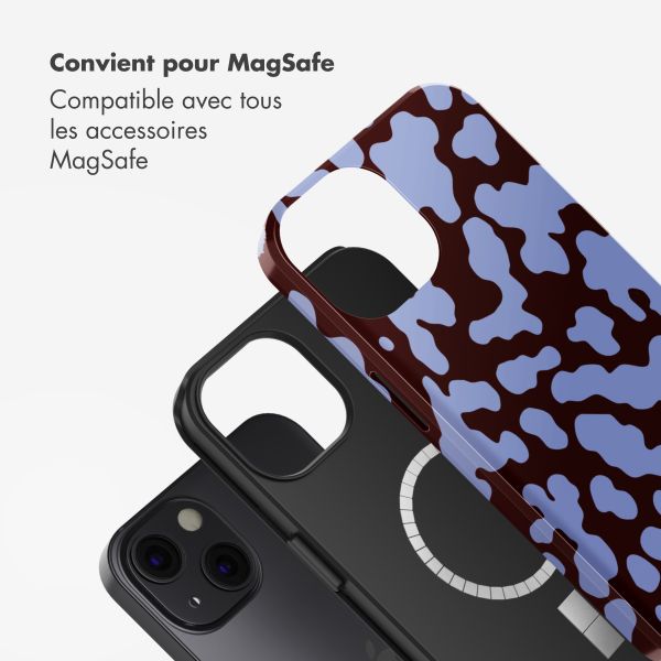 Selencia Coque arrière Vivid avec MagSafe Apple iPhone 13 - Moo'd Lavender Glow