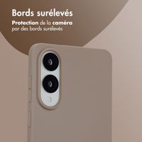 imoshion Coque Couleur Samsung Galaxy S25 Edge - Marron