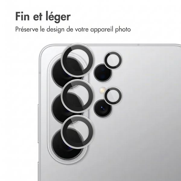 imoshion Lot de 2 protections d'objectif de caméra Samsung Galaxy S26 Ultra - Silver Shadow