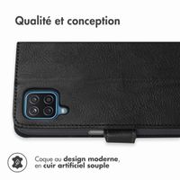 imoshion Étui de télephone portefeuille Samsung Galaxy A12 - Noir