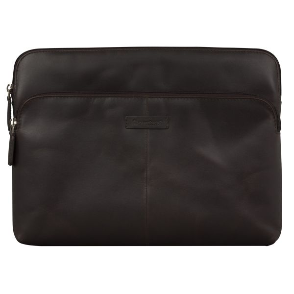 dbramante1928 Skagen Pro+ Sleeve - Pochette ordinateur 13 pouces - Cuir véritable - Apple MacBook Pro 13 pouces / Air 13 pouces - Hunter Dark