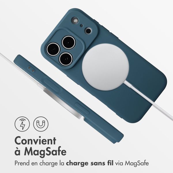 imoshion Coque Couleur avec MagSafe Apple iPhone 17 Pro Max - Bleu foncé