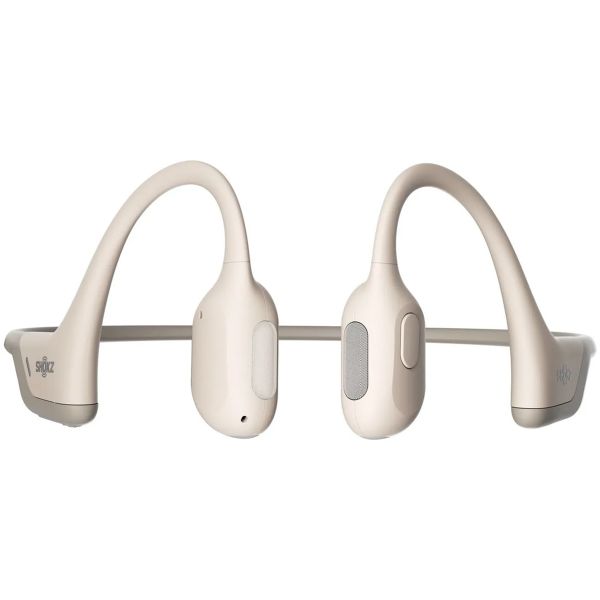 Shokz OpenRun Pro Mini - Modèle petite - Écouteurs sans fil Open-Ear - Conduction osseuse - Beige