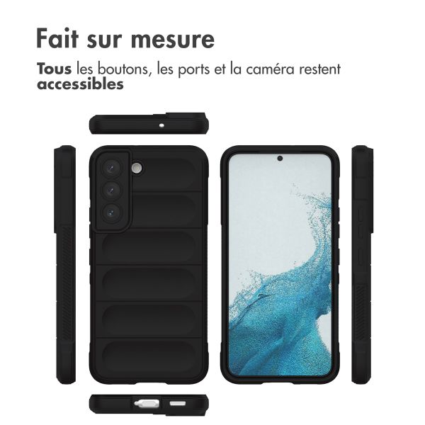 imoshion Coque arrière EasyGrip Samsung Galaxy S22 - Noir