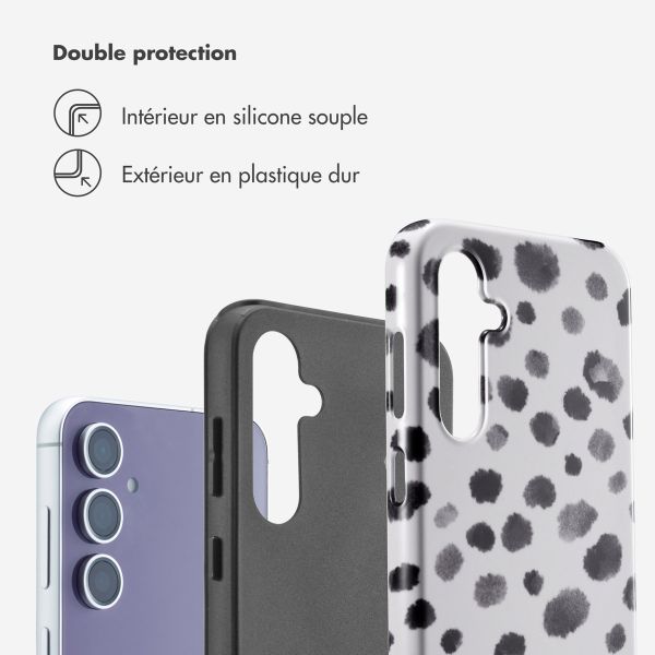 Selencia Coque arrière Vivid Samsung Galaxy S23 FE - Trendy Leopard