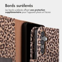 imoshion Étui de télephone portefeuille Design Samsung Galaxy S24 - Leopard Mood