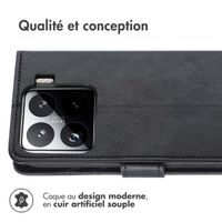 imoshion Étui de téléphone portefeuille Luxe Xiaomi 15 - Noir