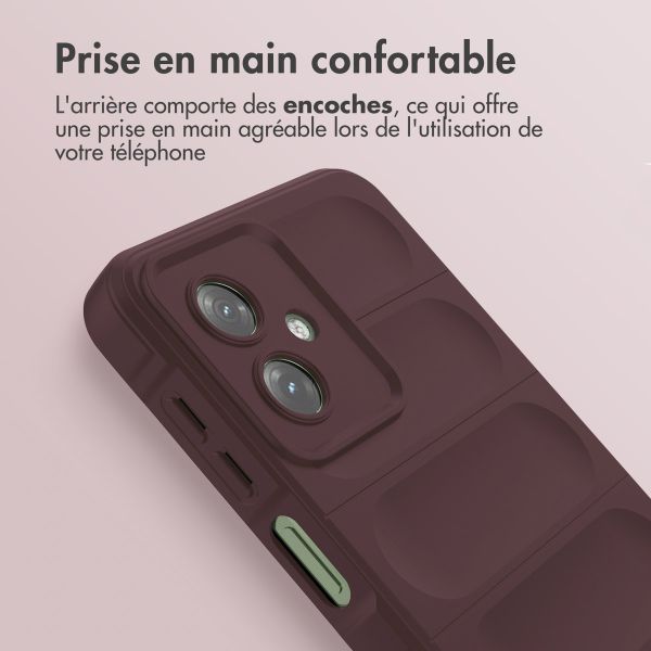 imoshion EasyGrip Backcover Motorola Moto G54 - Aubergine