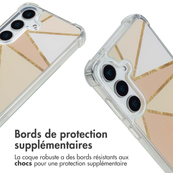 imoshion Coque Design avec cordon Samsung Galaxy S25 - Beige Graphic
