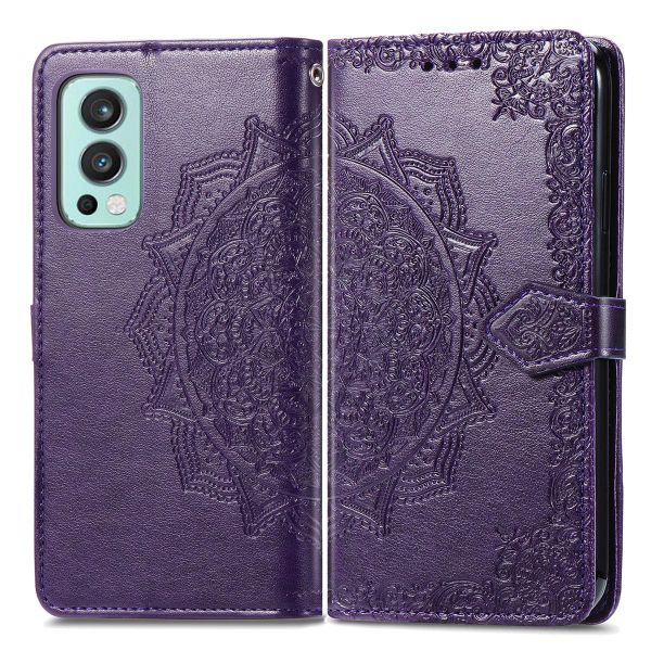 imoshion Etui de téléphone portefeuille Mandala OnePlus Nord 2 - Violet