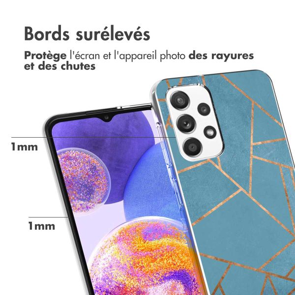 imoshion Coque Design Samsung Galaxy A23 (5G) - Blue Graphic