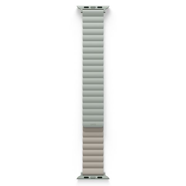 Uniq Bracelet Revix réversible Apple Watch Series 1 t/m 9 / SE (38/40/41 mm) | Series 10 / 11 (42 mm) - Sage / Beige