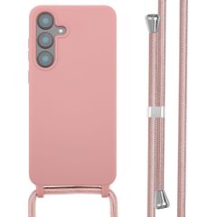 imoshion Coque en silicone avec cordon Samsung Galaxy S25 FE - Sand Pink