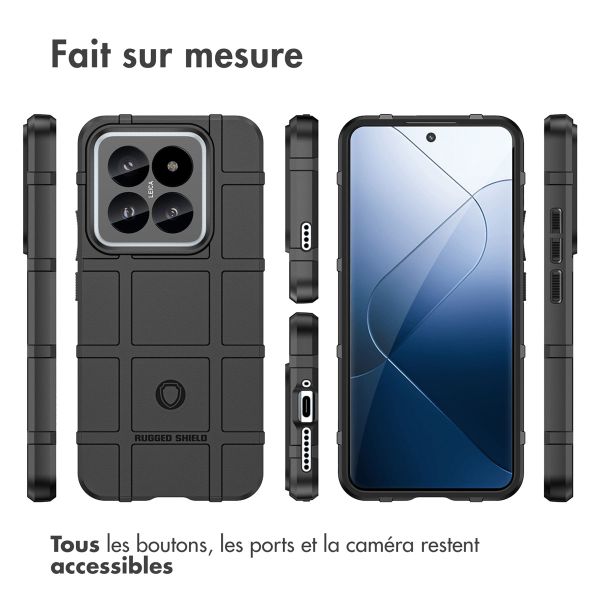 imoshion Coque Arrière Rugged Shield Xiaomi 14 Pro - Noir