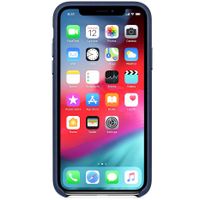 Apple Coque en silicone Apple iPhone Xs Max - Midnight Blue
